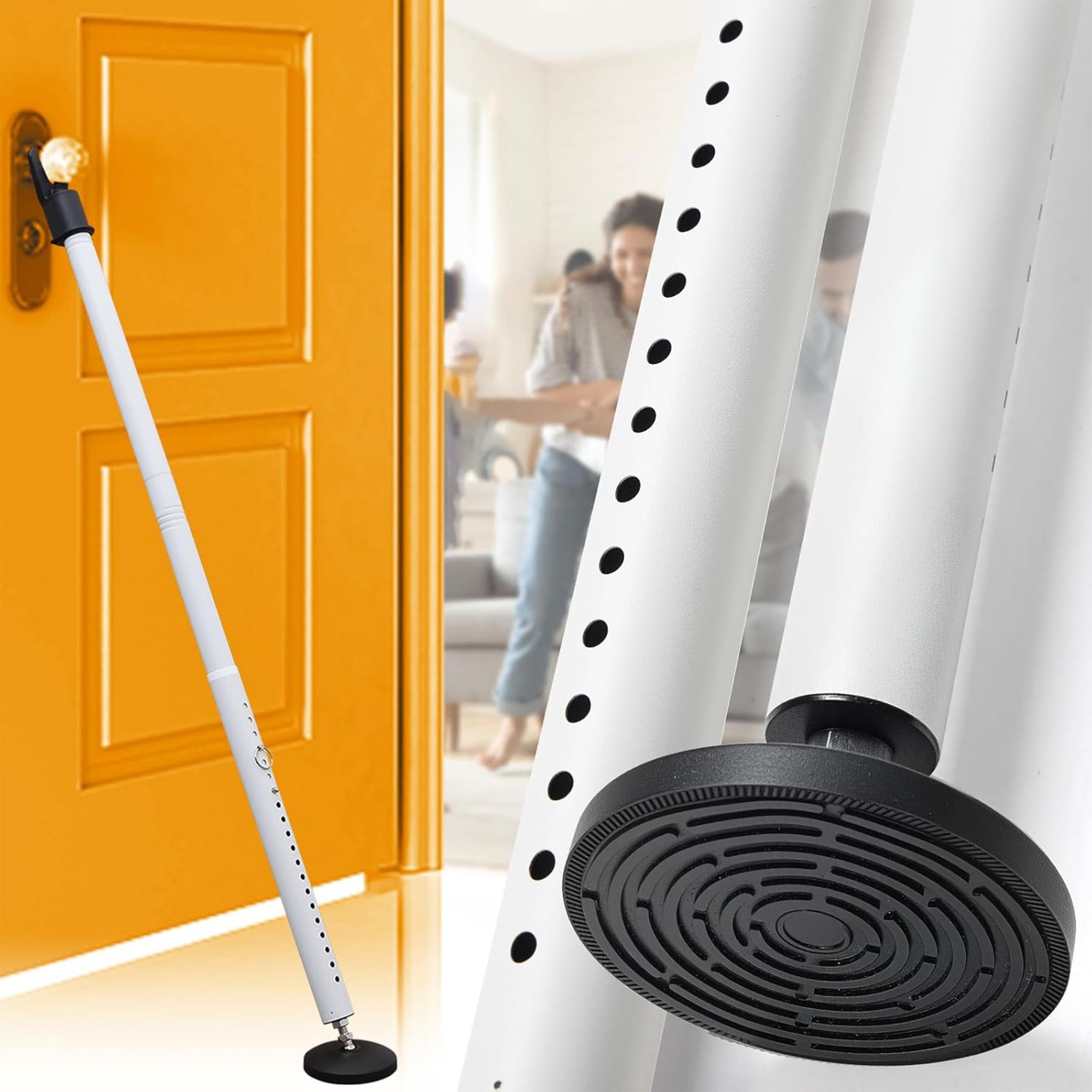 Window Lock Bar - Verstellbare 2-in-1 Schiebetür-Sicherheitsstange, Robuster Eisen-Türstopper mit